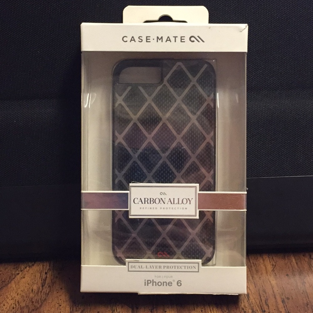 Case Mate IPhone 6 Carbon Alloy Hard Case